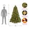 6.5 ft. Pre-lit Feel Real® PowerConnect™ Downswept Douglas Fir Full Artificial Christmas Tree, Dual Color® LED Lights